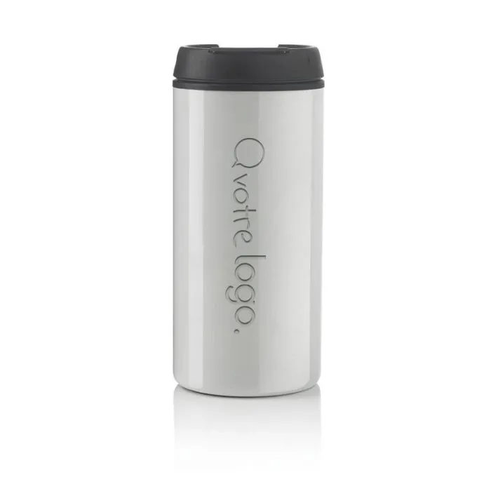 Mug Metro personnalisé en acier inoxydable recyclé RCS 300ml - METRO