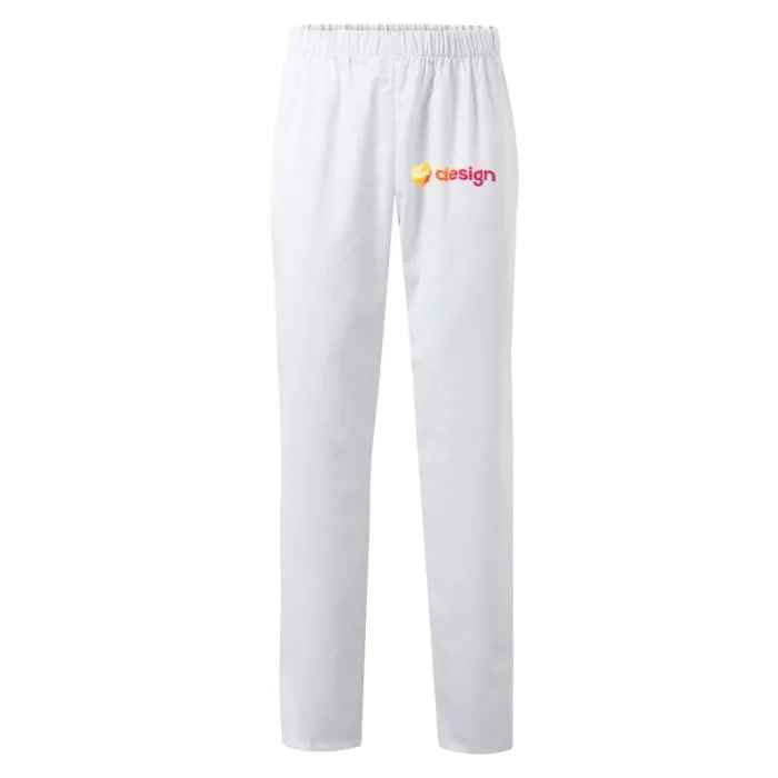 Pantalon personnalisé en sergé taille élastique avec une poche arrière