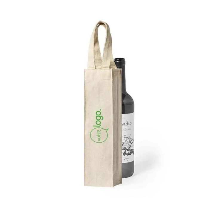 Sac pour bouteille de vin 75 cl personnalisable Yaiza