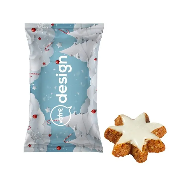 Biscuit étoile à la cannelle personnalisé