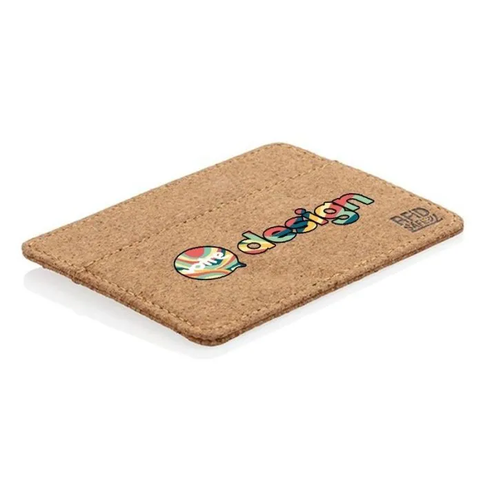 Porte-cartes personnalisé anti RFID en liège