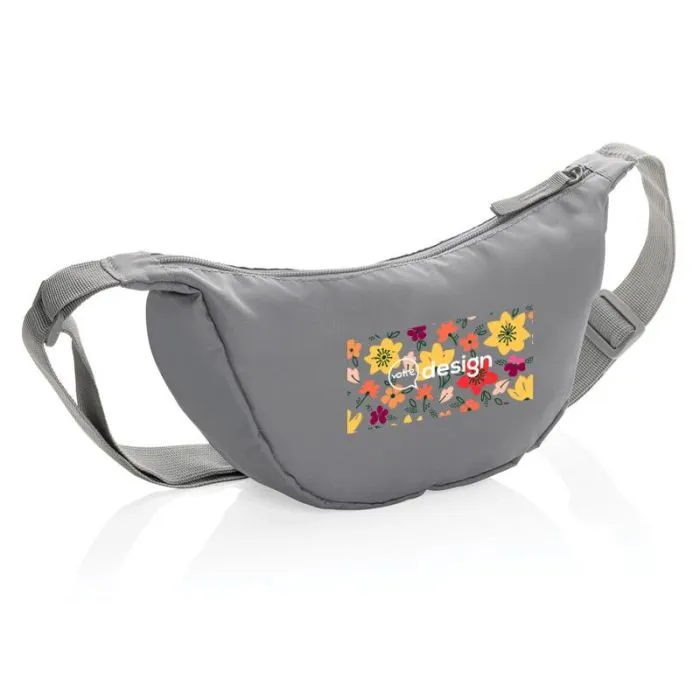 Sac unisexe polyvalent personnalisé en polyester recyclé Aware™ avec bandoulière réglable