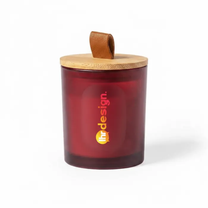 Bougie personnalisée en pot en verre - Lonka