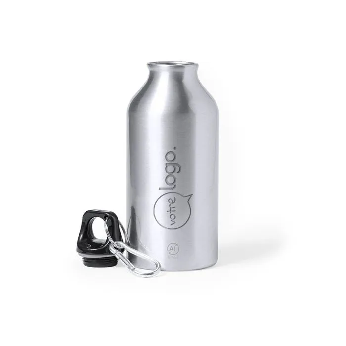 Gourde personnalisée avec mousqueton 400ml - Seirex