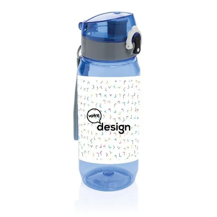 Gourde d'eau publicitaire 600ml étanche en rPET RCS - Yide