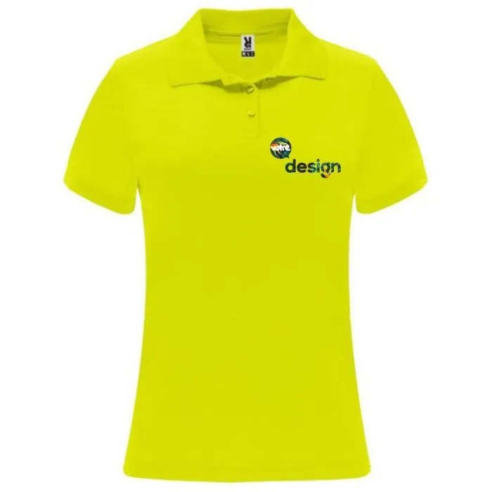 Polo sport publicitaire à manches courtes femme - Monzha