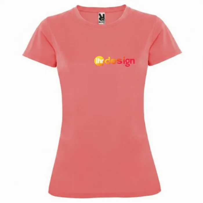 T-shirt sport personnalisé à manches courtes femme - Montecarlo