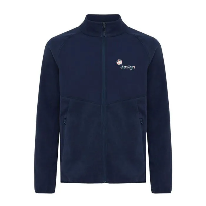 Polaire publicitaire à zip en polyester recyclé - Iqoniq Trivor