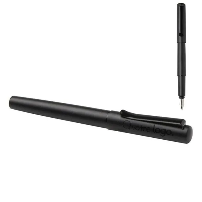 Stylo plume Lucetta en aluminium recyclé personnalisé