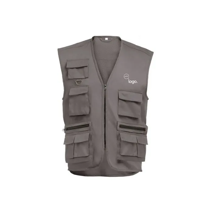 Gilet avec plusieurs poches personnalisé - THC PIXEL.