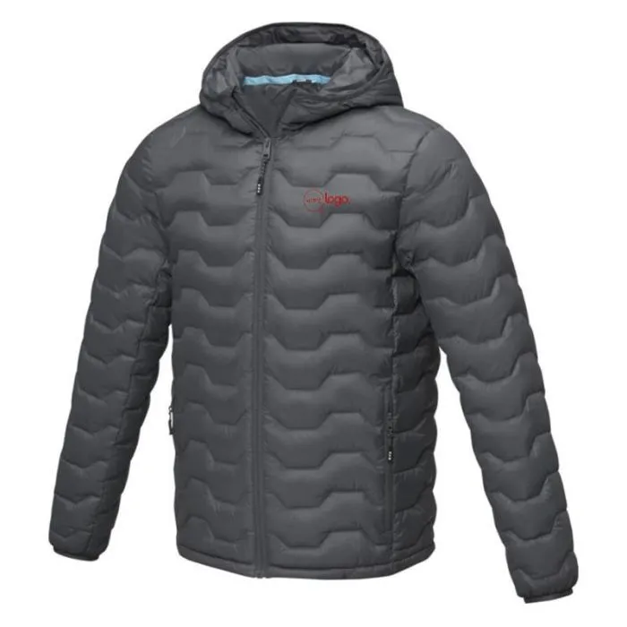 Veste isotherme Petalite recyclée certifiée GRS pour homme personnalisé