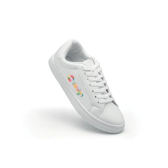 Baskets en PU Taille 40 publicitaire BLANCOS