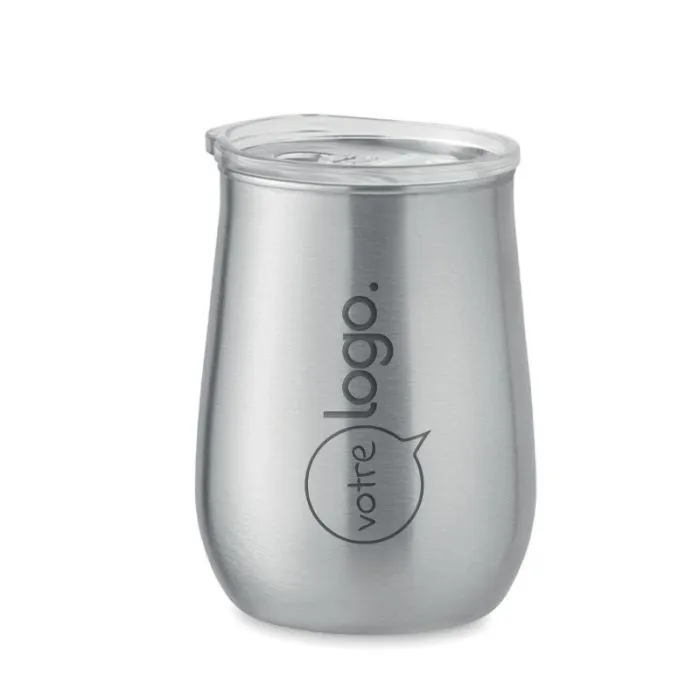 Gobelet en inox recyclé URSA publicitaire