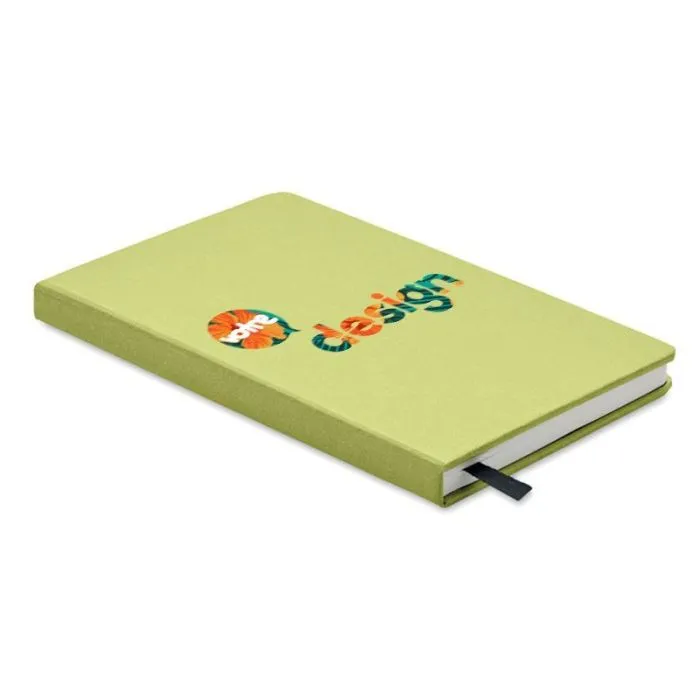 Carnet A5 en papier recyclé GROW publicitaire