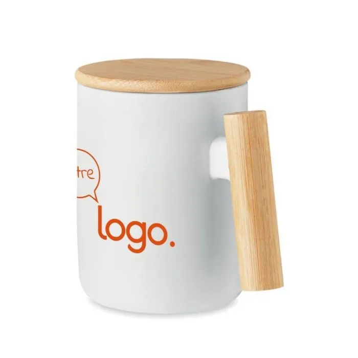 Mug en porcelaine personnalisé de 380 ml - MAJEST