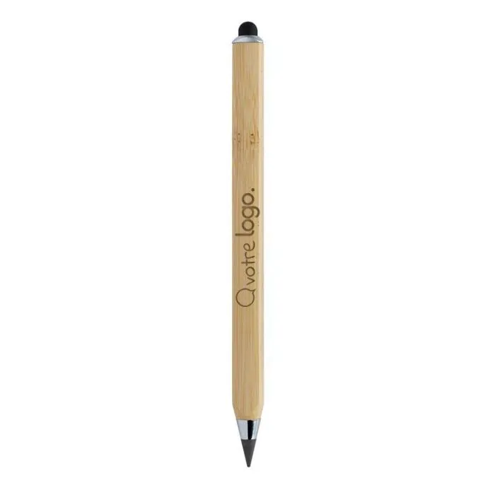 Crayon infini et multitâches en bambou Eon personnalisé