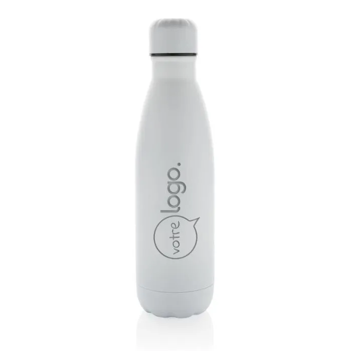 Gourde d'eau en acier inox recyclé certifié personnalisé RCS Eureka