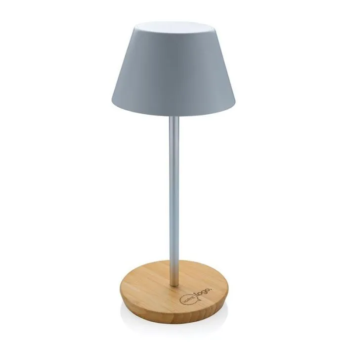Lampe de table plastique RCS rechargeable par USB publicitaire Pure Glow